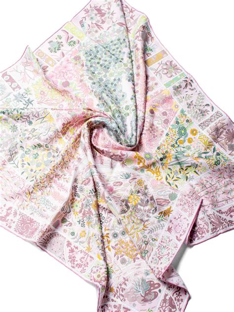 Hermes Fleurs De Giverny Scarf 